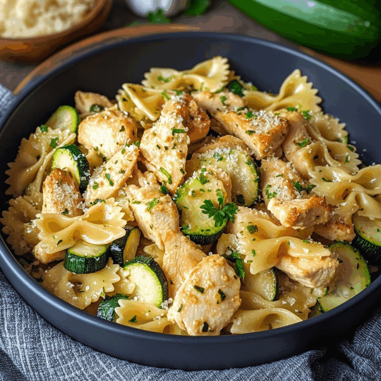 Chicken Zucchini Pasta