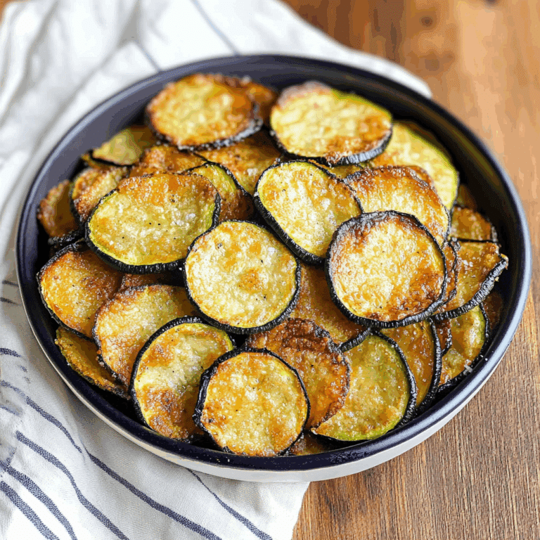 Crispy Baked Zucchini Chips