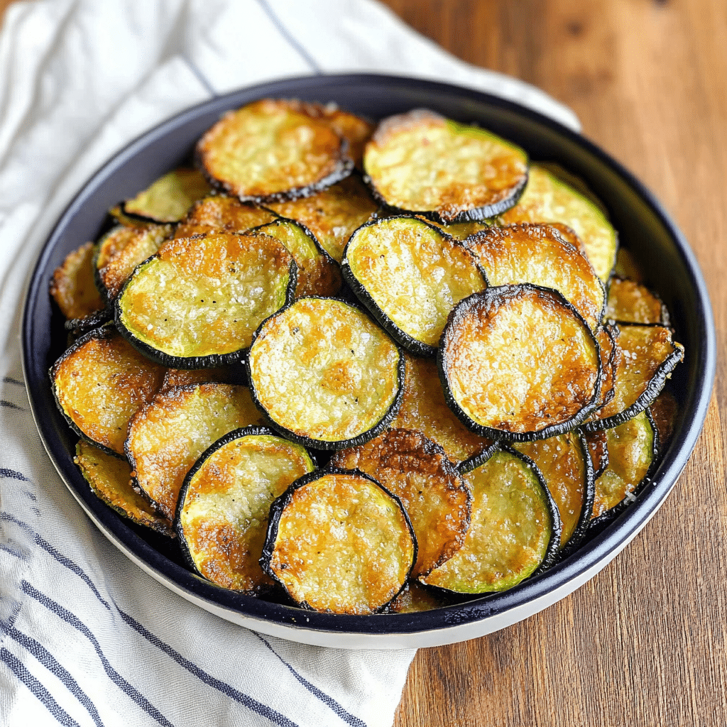 Crispy Baked Zucchini Chips