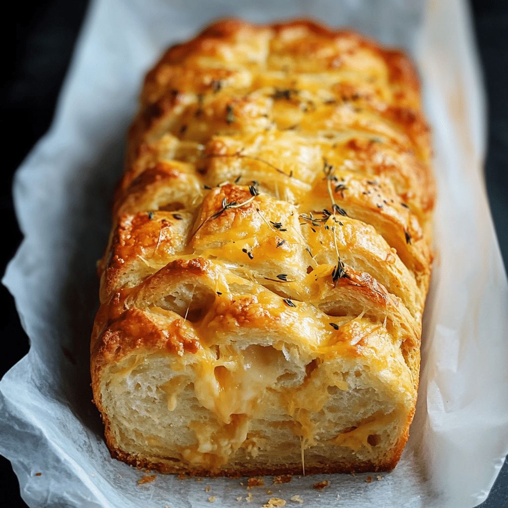 Easy Cheesy Biscuit Loaf