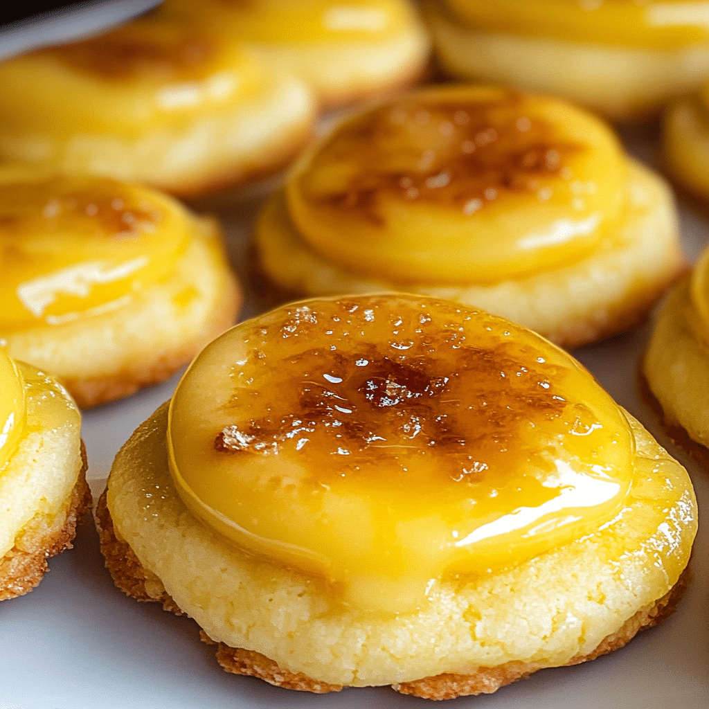 Easy Lemon Curd Brûlée Cookies