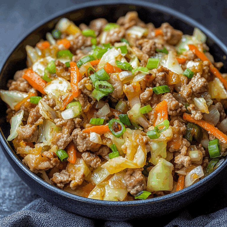 Egg Roll In A Bowl Paleo Keto
