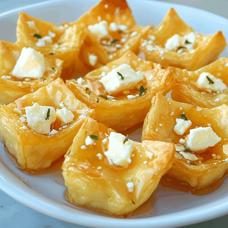 Feta Fillo Honey Bites