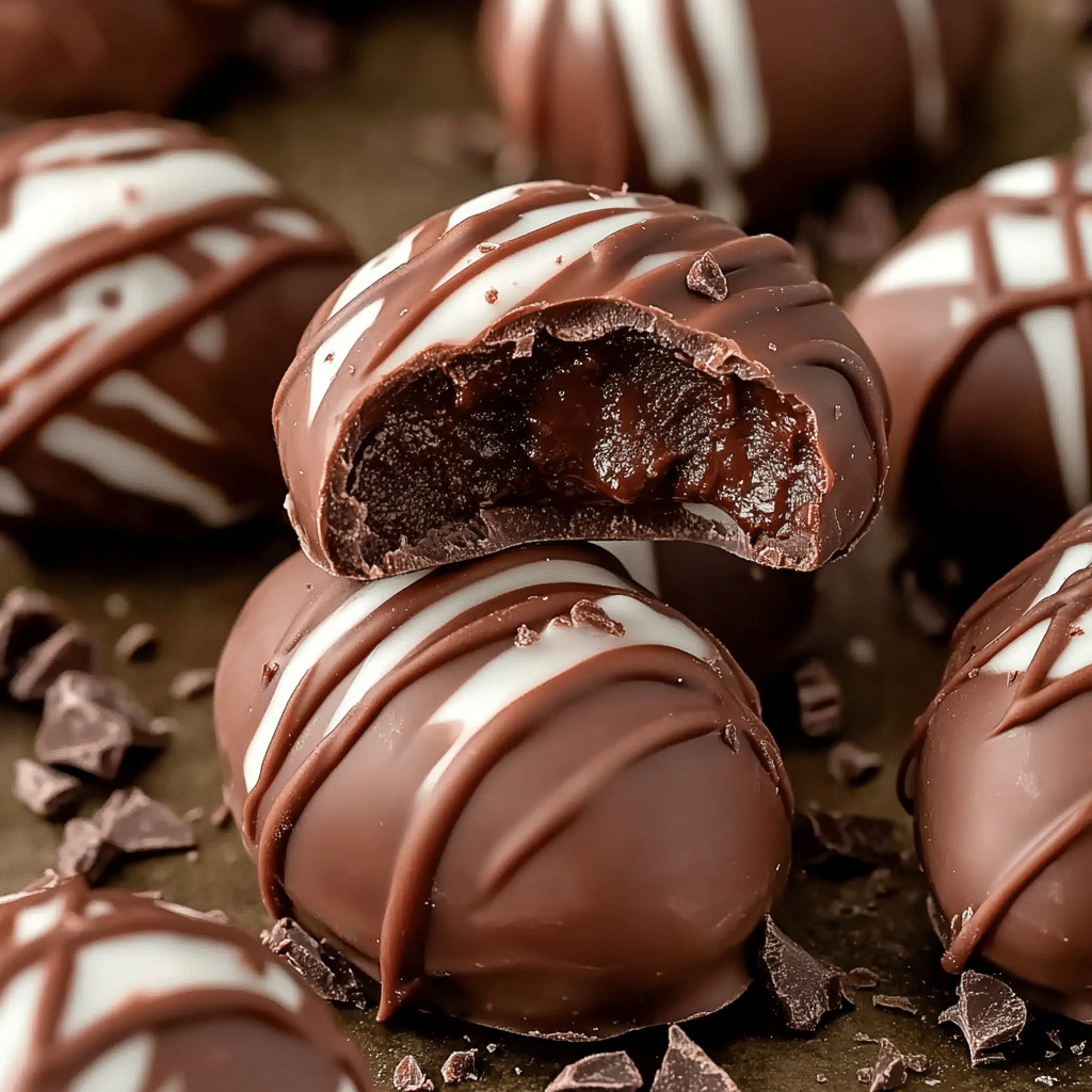 Fudge Filled Easter Eggs