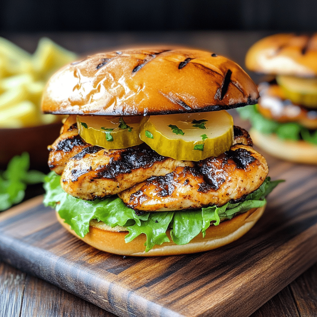 Grilled Hawaiian Chicken Sandwiches