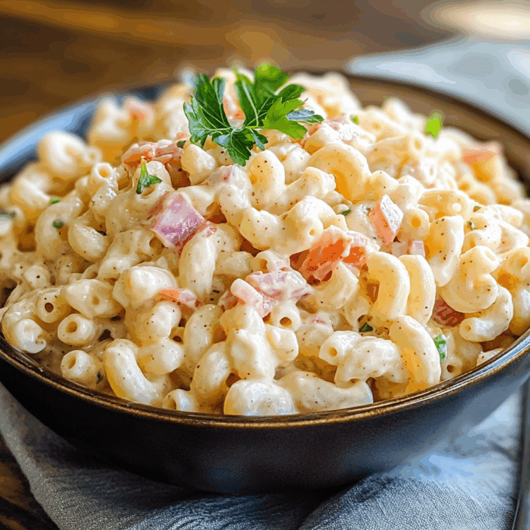 Hawaiian BBQ Macaroni Salad