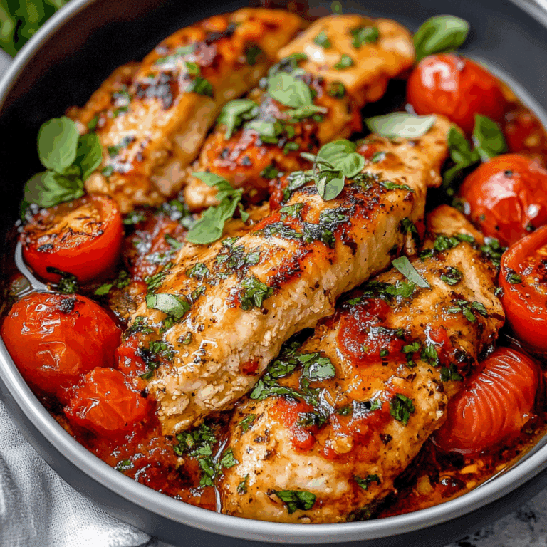 Herb Chicken Tomato Topping