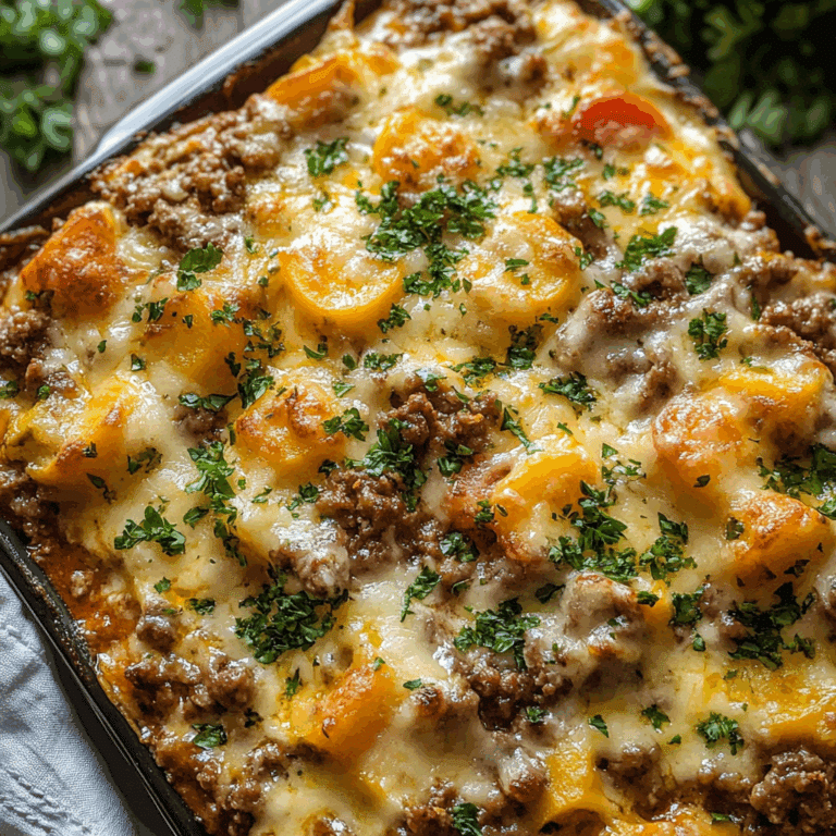 Hobo Casserole Ground Beef