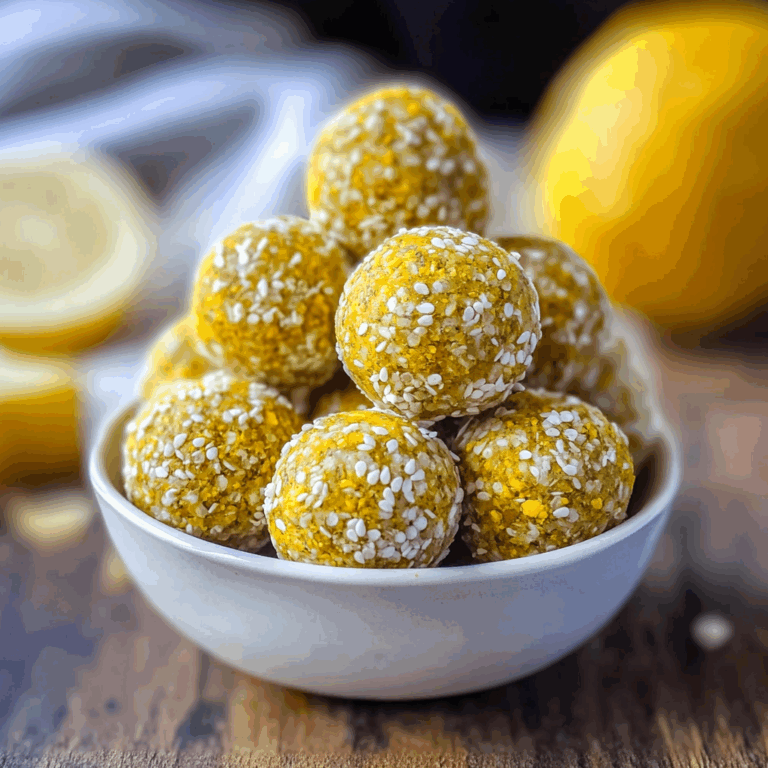 Lemon Turmeric Energy Balls