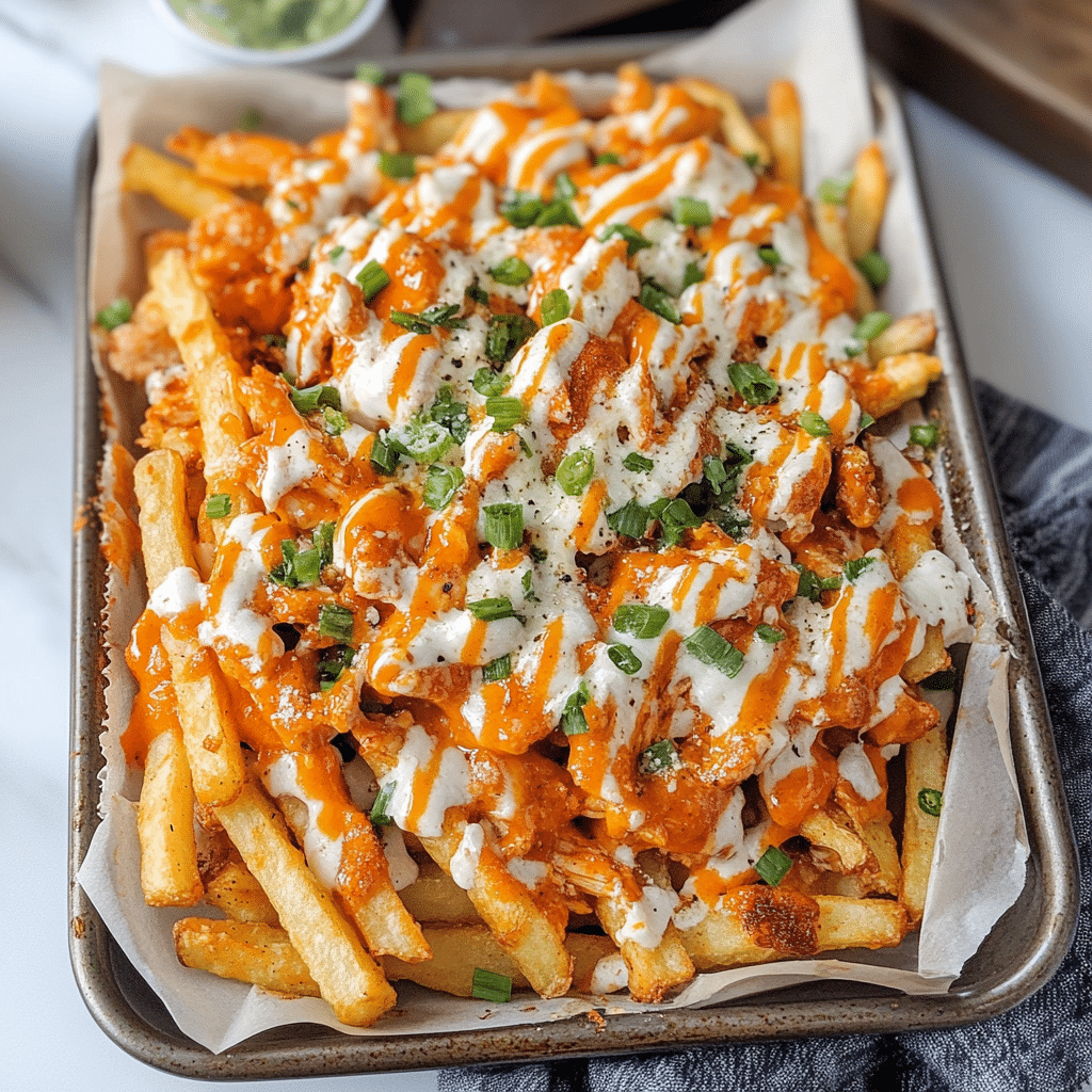 Loaded Buffalo Chicken Fries