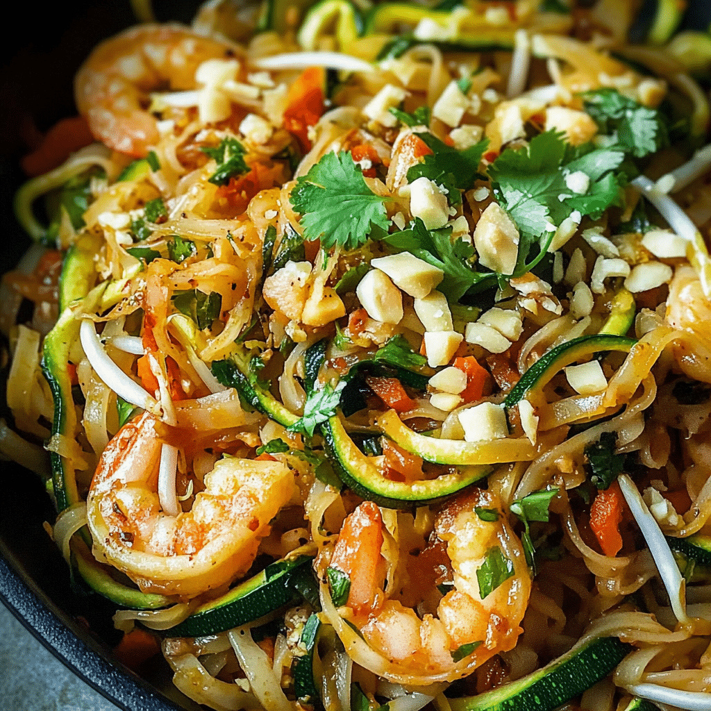 Low-Carb Zucchini Pad Thai