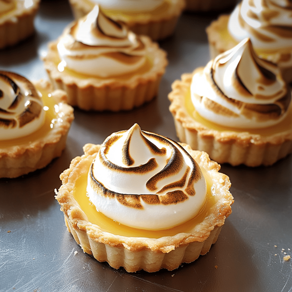 Mini Lemon Tart Meringue
