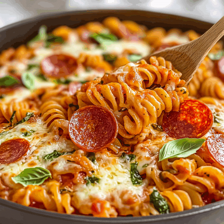 One Pot Pizza Pasta