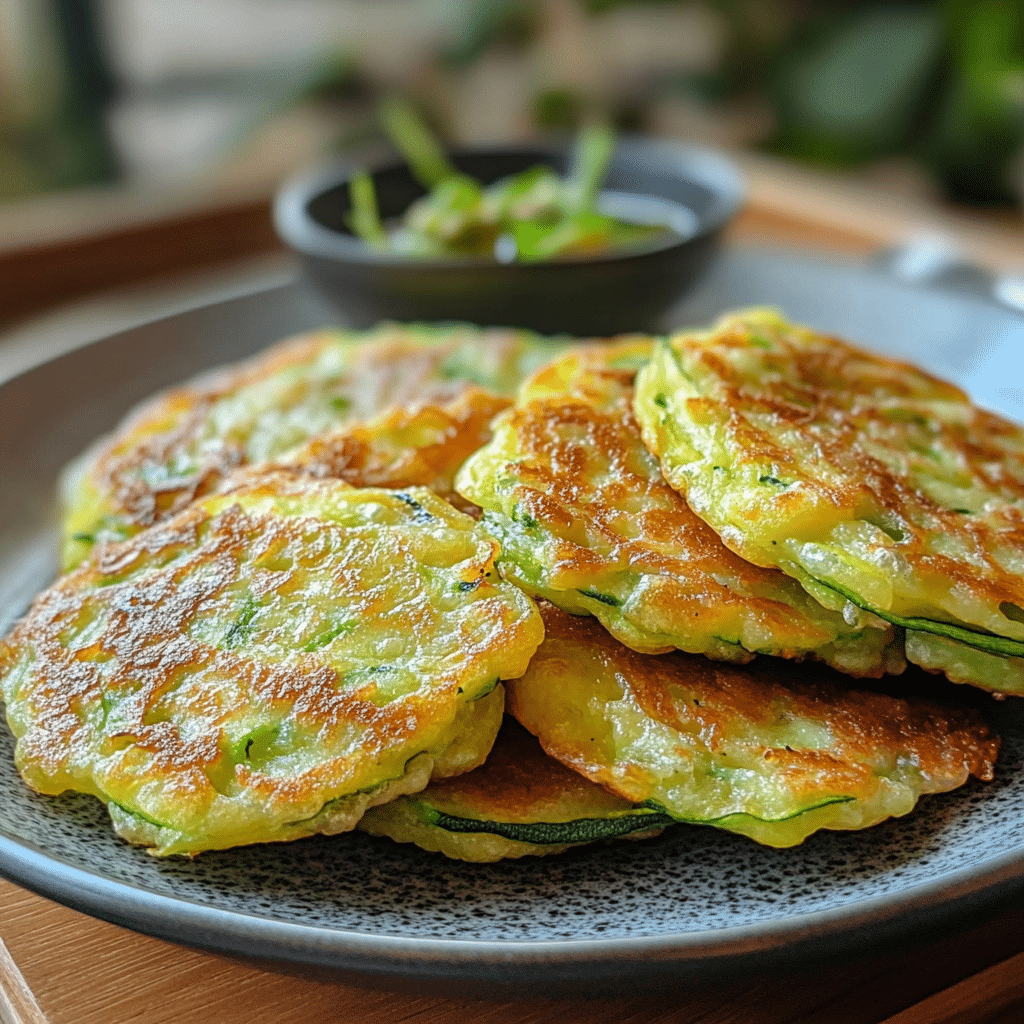 Pan-fried Zucchini Fritters