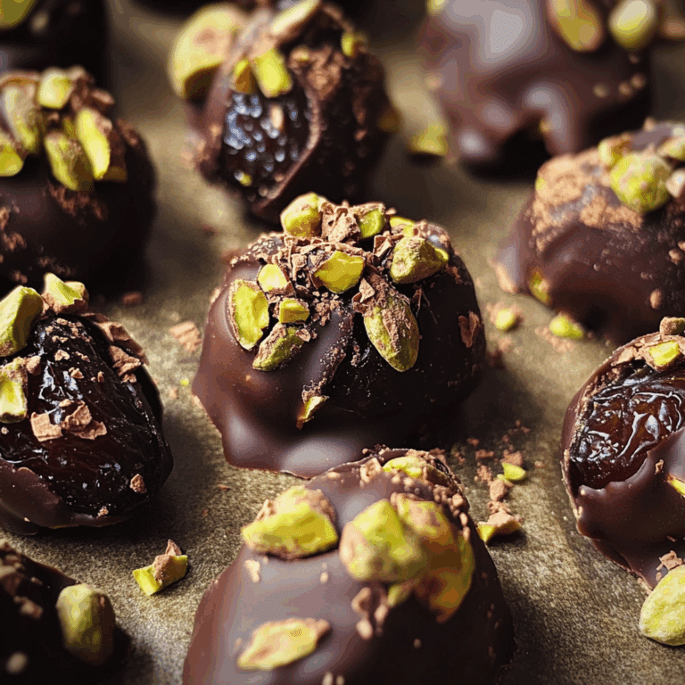 Pistachio Dates in Chocolate