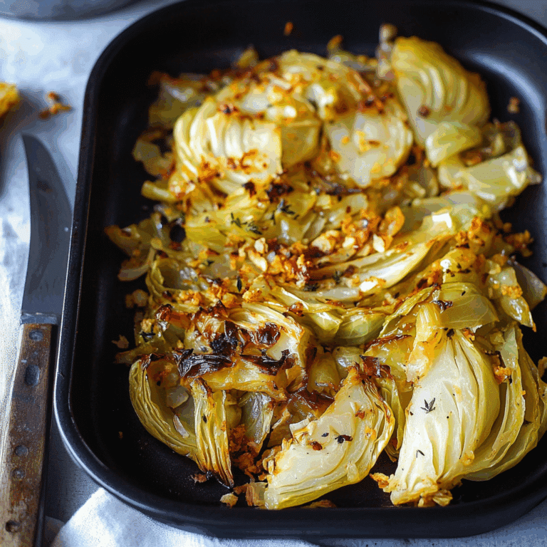Roasted Cabbage Dinner