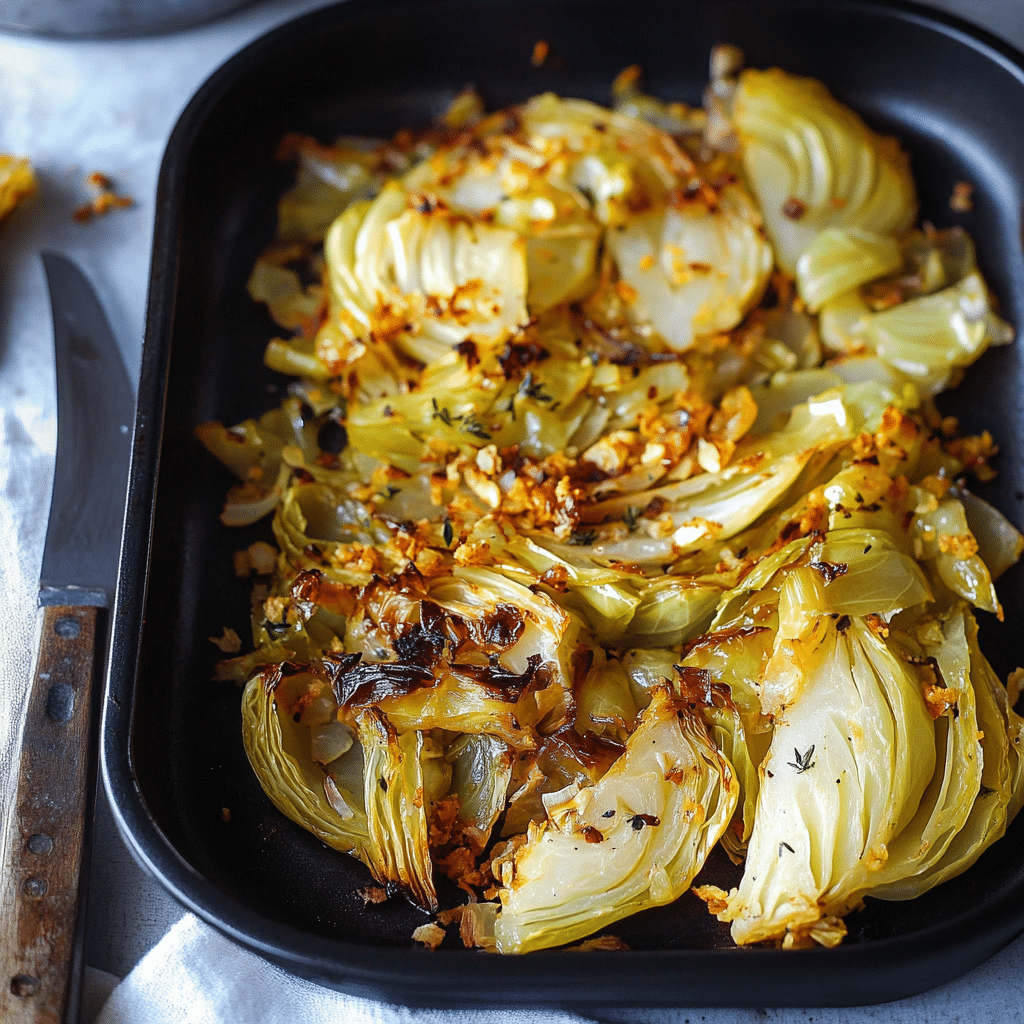 Roasted Cabbage Dinner