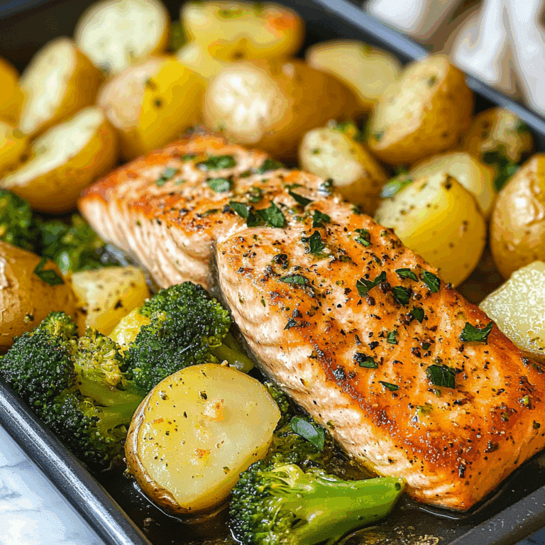 Salmon Broccoli Potatoes