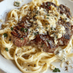 Steak Gorgonzola Alfredo