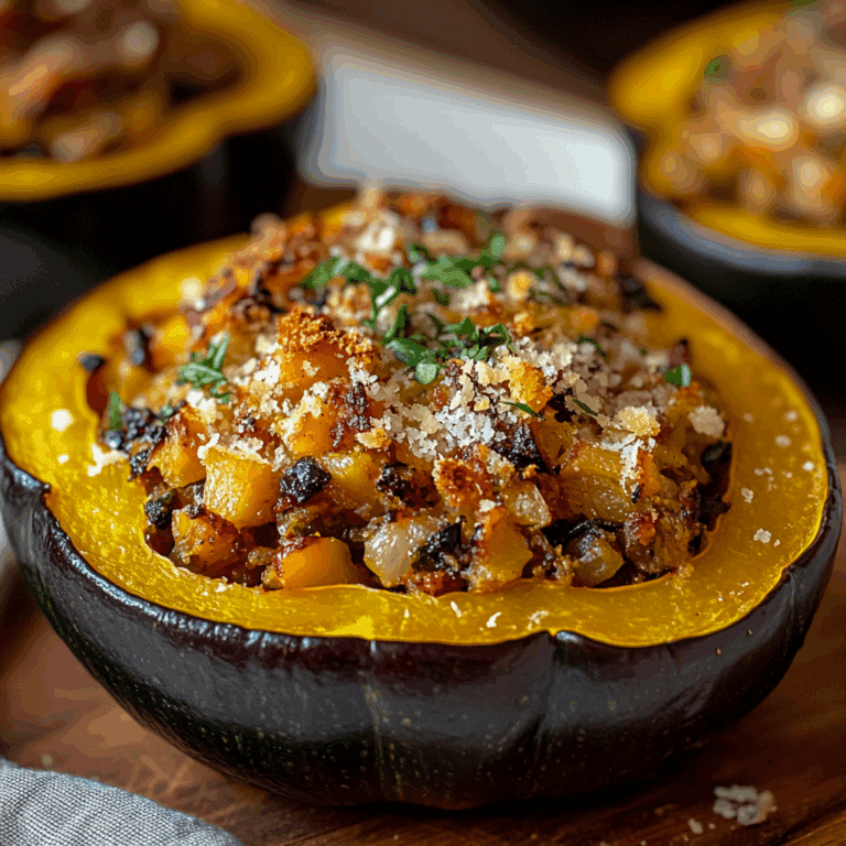Stuffed Baked Acorn Squash