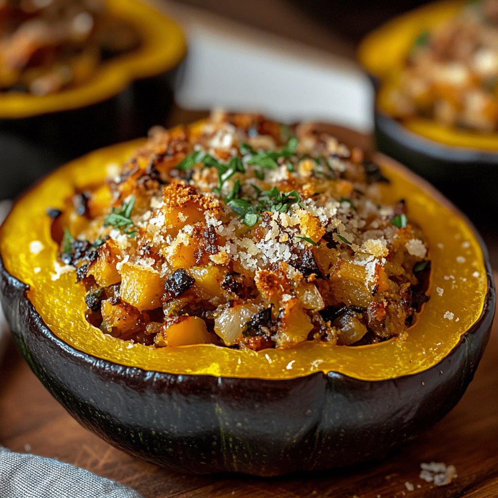 Stuffed Baked Acorn Squash