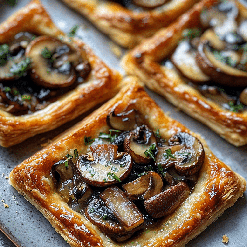Thin Mushroom Tart