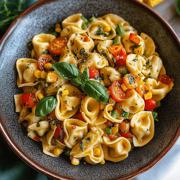 Tortellini with Summer Veggies