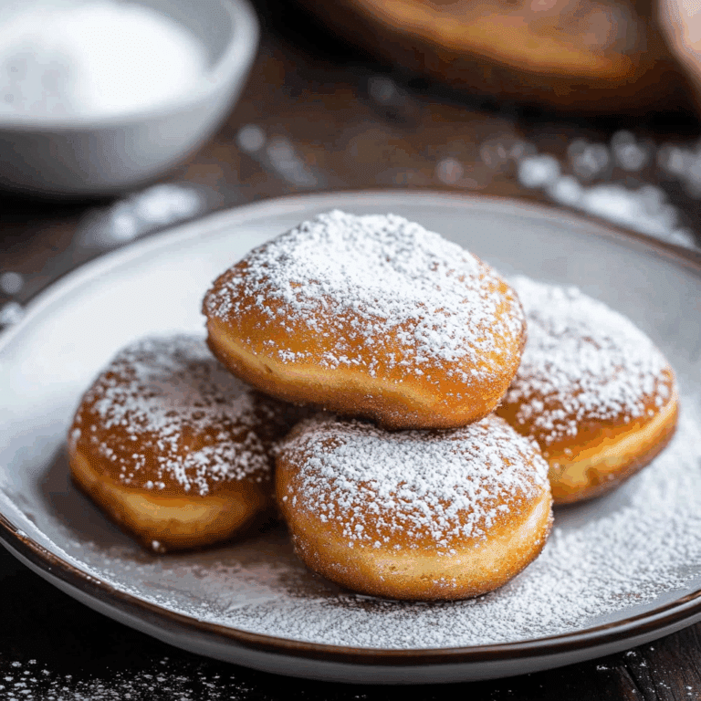 Vanilla French Beignets