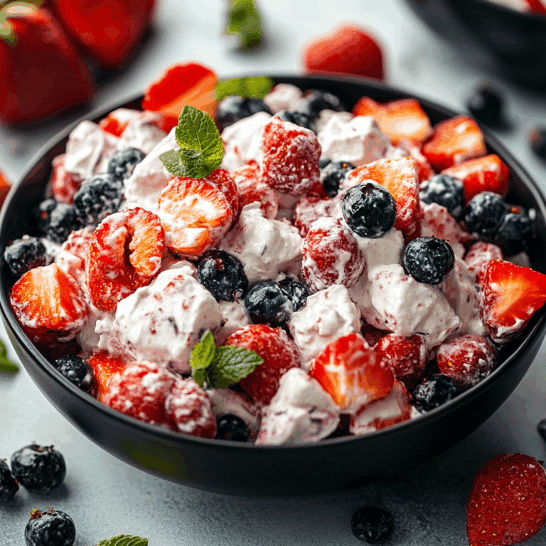 Very Berry Fluffy Salad