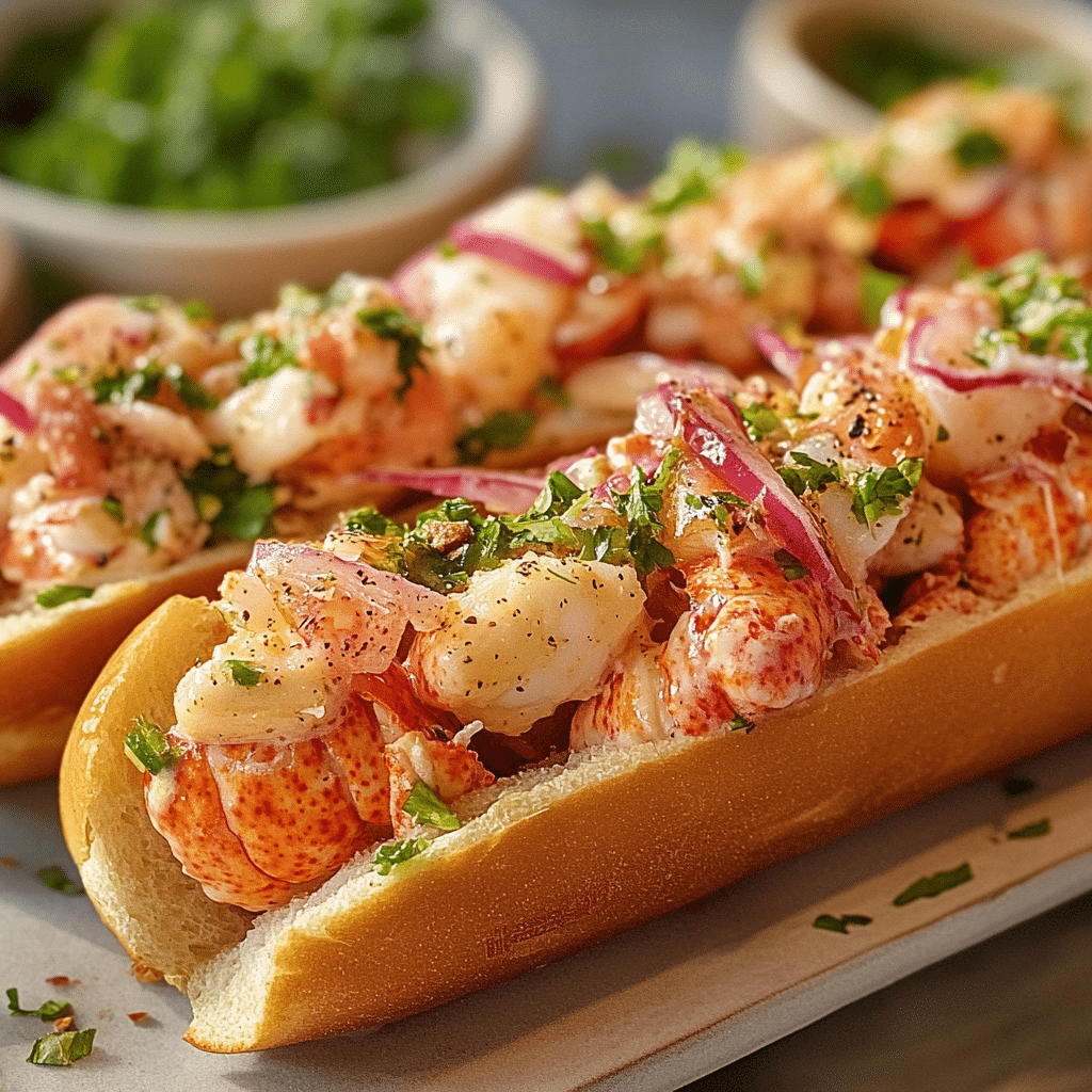 Zesty twist on lobster rolls