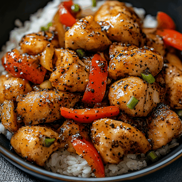 Black Pepper Chicken