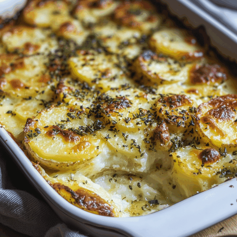 Cheesy Herb-Infused Potato Bake