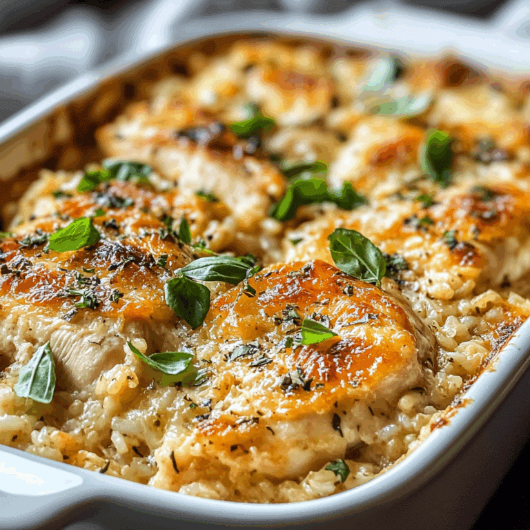 Chicken And Rice Casserole