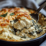Chicken and Spinach Casserole with Cream Cheese