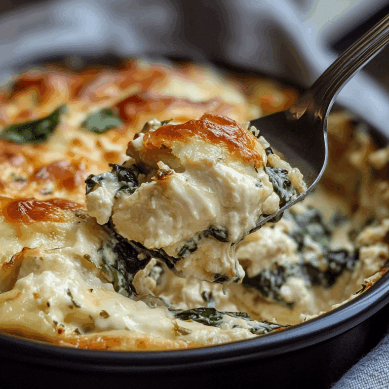 Chicken and Spinach Casserole with Cream Cheese
