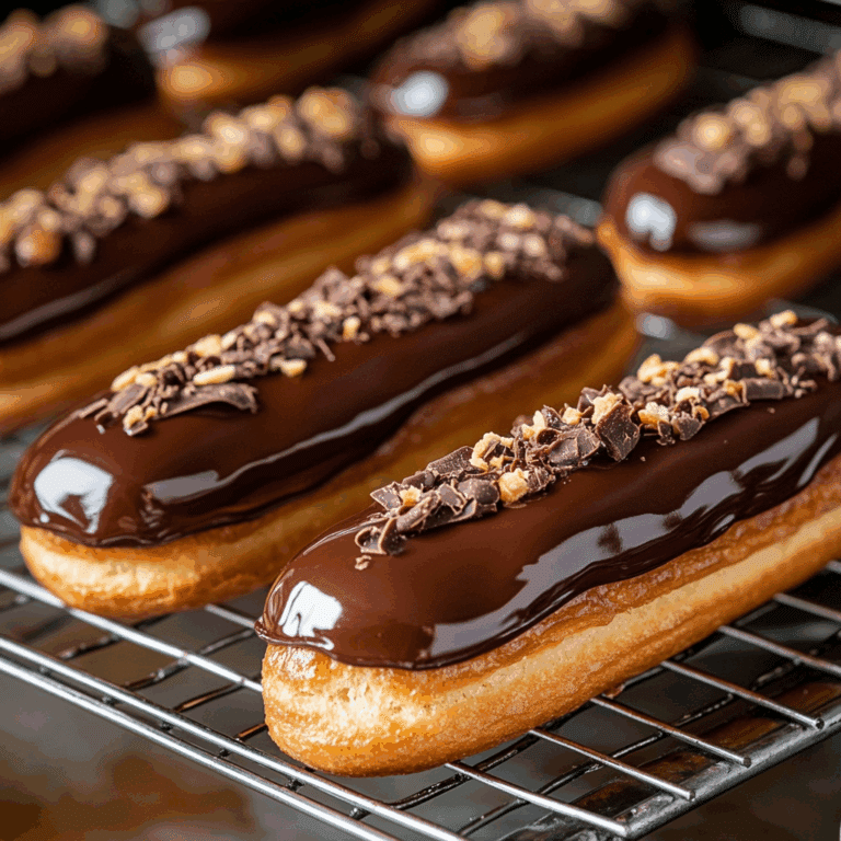 Chocolate Eclairs Choux
