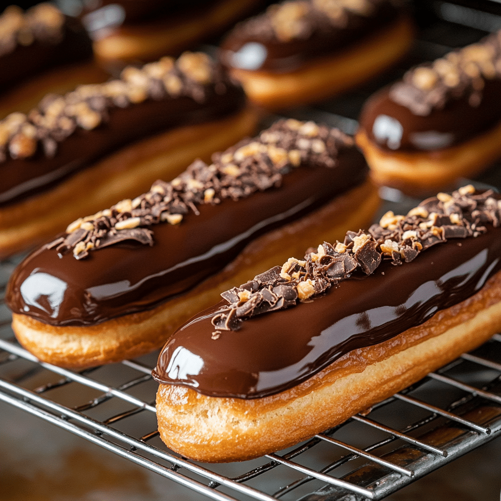 Chocolate Eclairs Choux