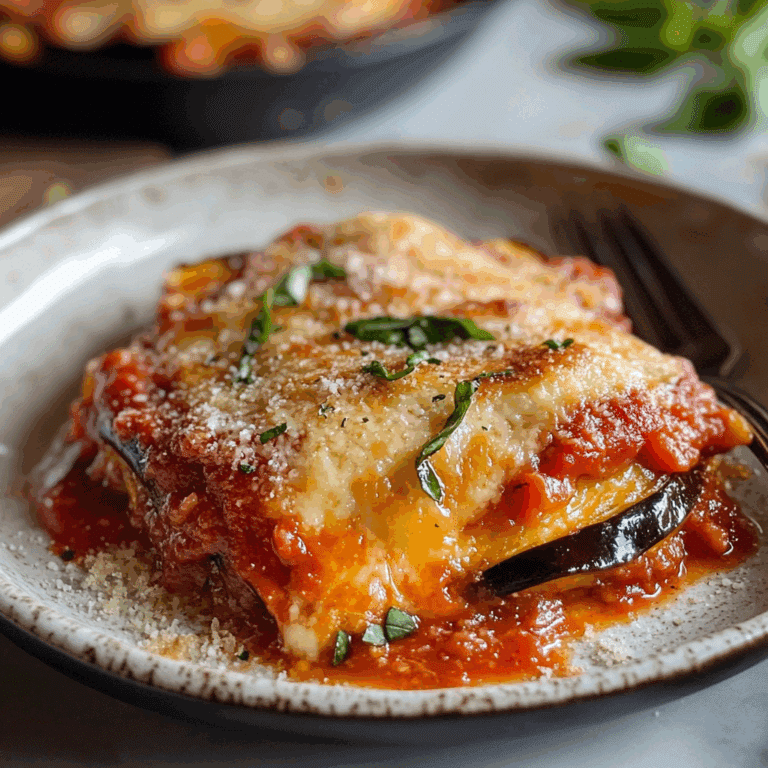 Classic Eggplant Parmigiana