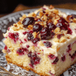 Cranberry Bliss Coffee Cake Recipe