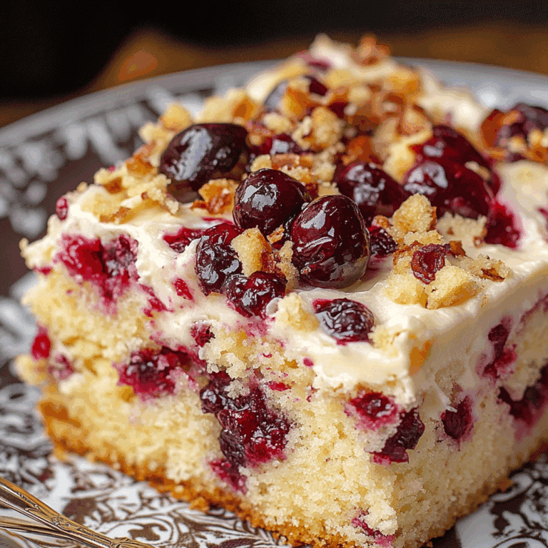 Cranberry Bliss Coffee Cake Recipe