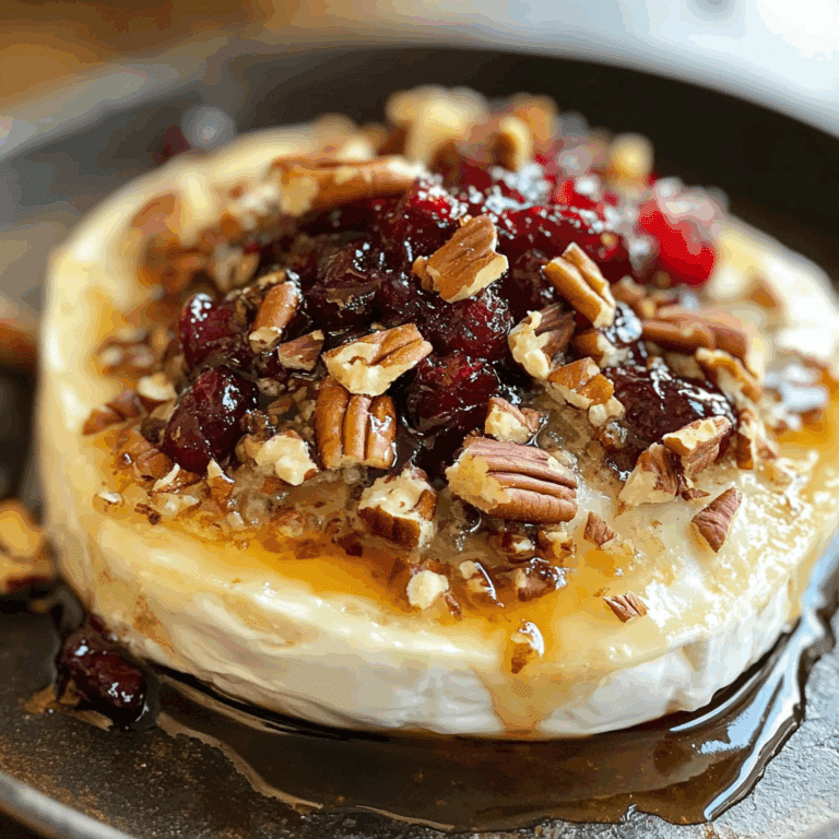 Cranberry Pecan Baked Brie