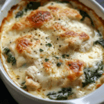Creamy Chicken and Spinach Casserole