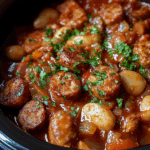 Crockpot Sausage Casserole