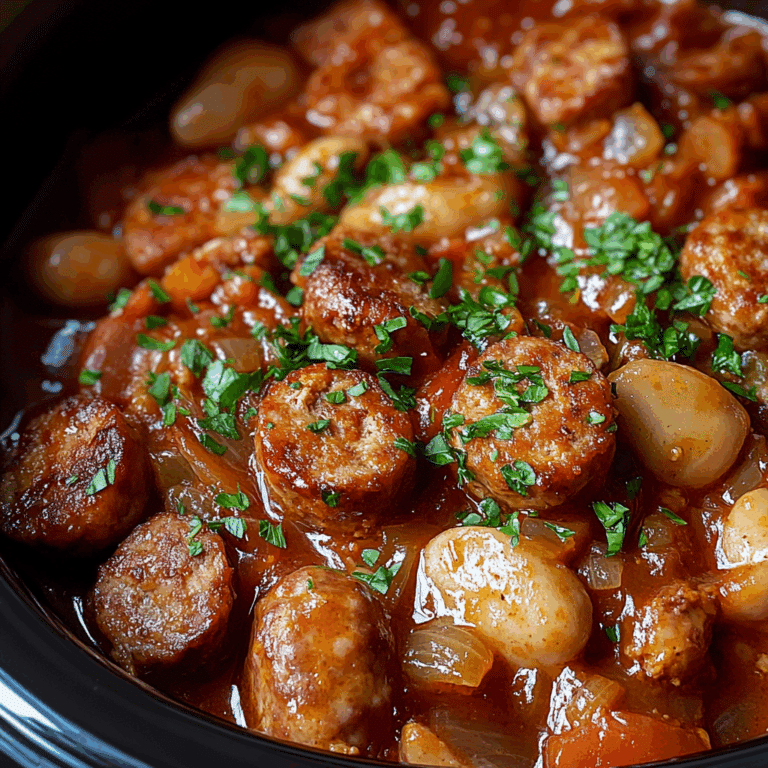 Crockpot Sausage Casserole
