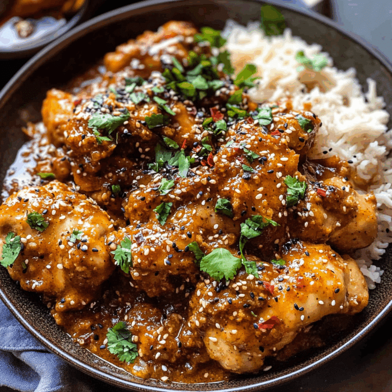 Easy Baked Spicy Sesame Butter Chicken Recipe