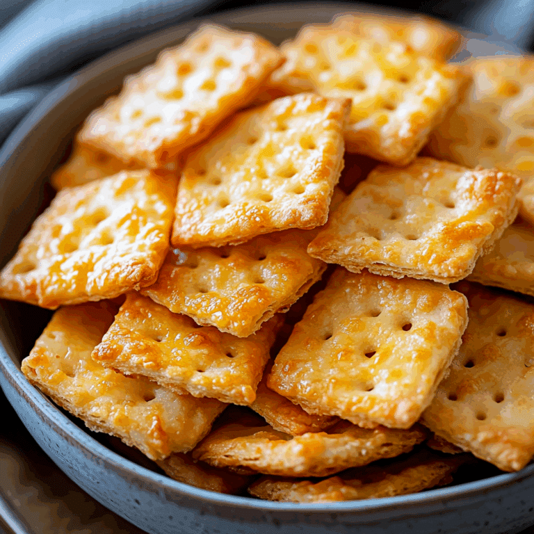 Easy Crispy Southern Cheese Crackers
