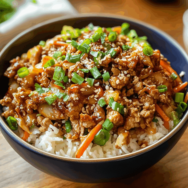 Easy Egg Roll in a Bowl