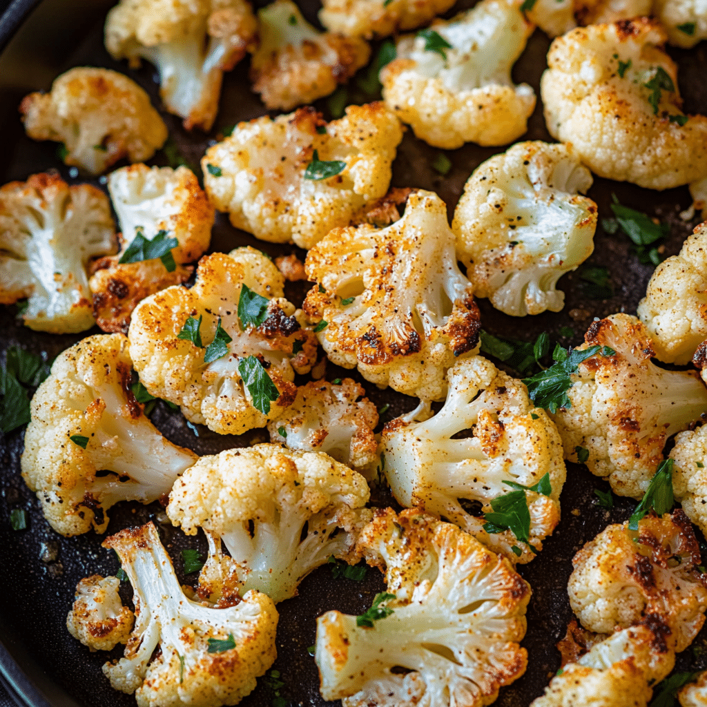 Easy Roasted Cauliflower Recipe
