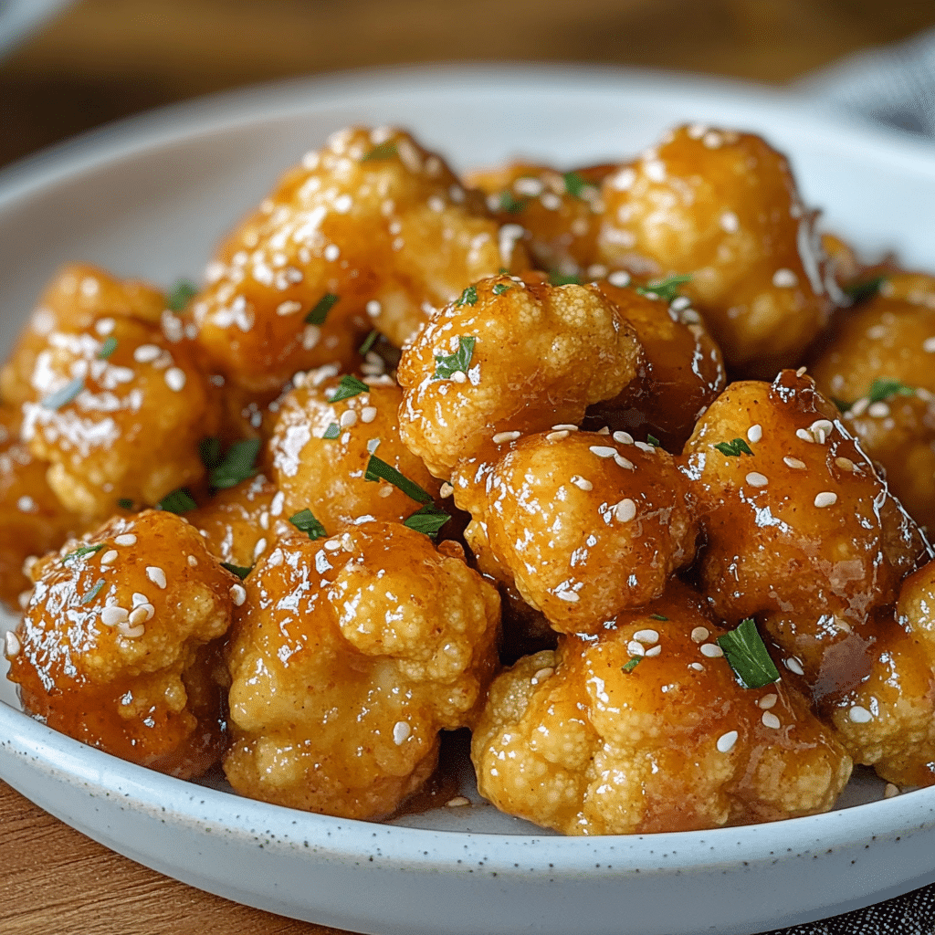Glazed Orange Cauliflower