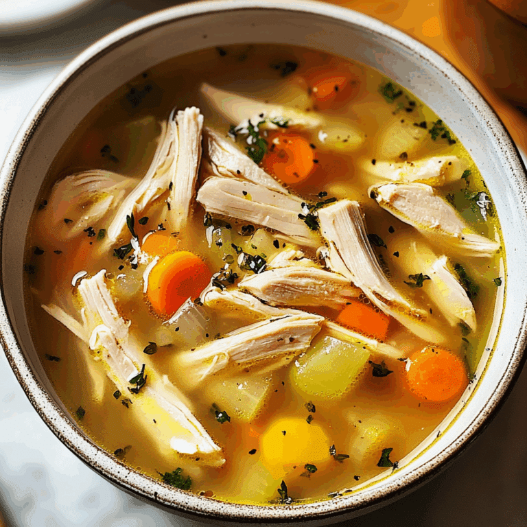 Homemade Chicken Soup